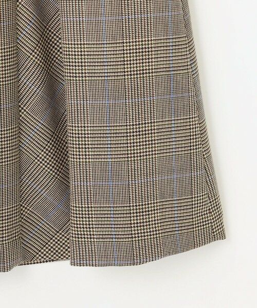 L size ONWARD(大きいサイズ) / エルサイズオンワード ミニ・ひざ丈スカート | モナベールツイル チェック フレア スカート | 詳細15
