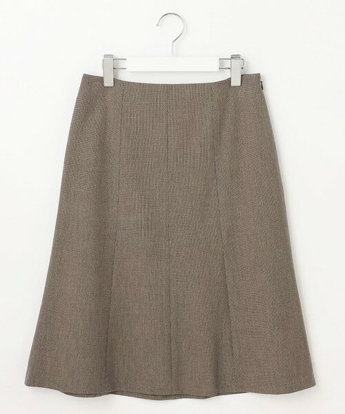 L size ONWARD(大きいサイズ) / エルサイズオンワード ミニ・ひざ丈スカート | 【洗える】T/Rアルガンシルク フレア スカート | 詳細7