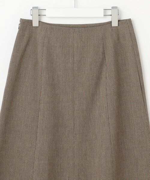 L size ONWARD(大きいサイズ) / エルサイズオンワード ミニ・ひざ丈スカート | 【洗える】T/Rアルガンシルク フレア スカート | 詳細10