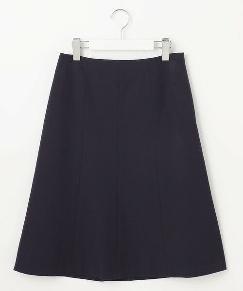 L size ONWARD(大きいサイズ) / エルサイズオンワード ミニ・ひざ丈スカート | 【洗える】T/Rアルガンシルク フレア スカート | 詳細16