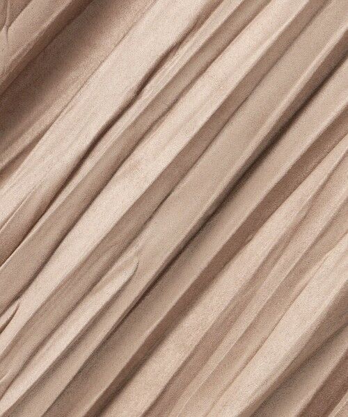 L size ONWARD(大きいサイズ) / エルサイズオンワード ロング・マキシ丈スカート | ライトマイクロスエード プリーツ スカート | 詳細9