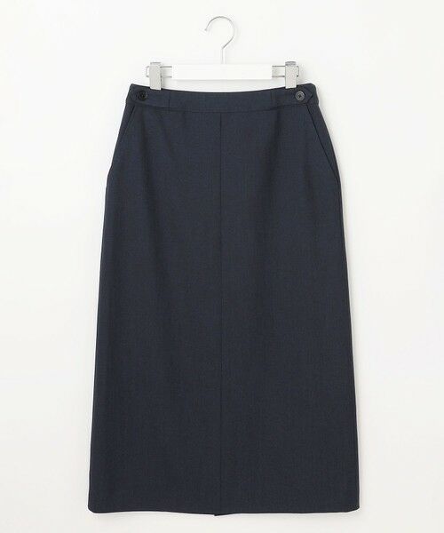 L size ONWARD(大きいサイズ) / エルサイズオンワード ミニ・ひざ丈スカート | Shineシャンブレーツイル スカート | 詳細8