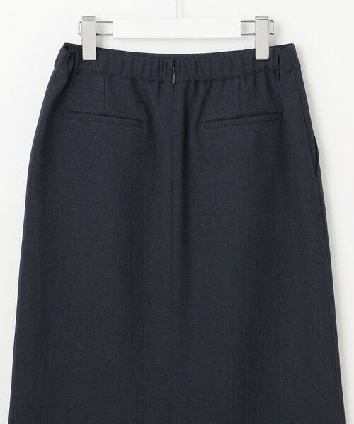 L size ONWARD(大きいサイズ) / エルサイズオンワード ミニ・ひざ丈スカート | Shineシャンブレーツイル スカート | 詳細11