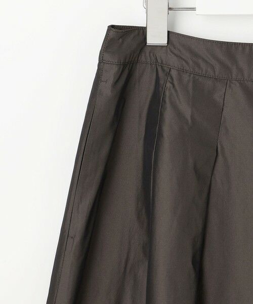 L size ONWARD(大きいサイズ) / エルサイズオンワード ミニ・ひざ丈スカート | ハイマルチタフタ フレアスカート | 詳細9