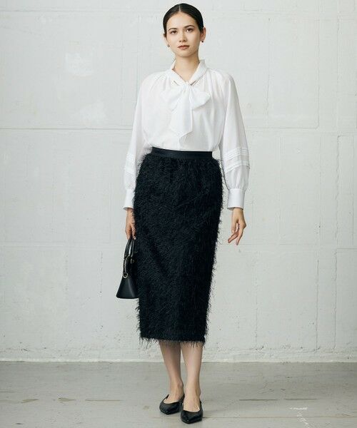 L size ONWARD(大きいサイズ) / エルサイズオンワード ミニ・ひざ丈スカート | 【カタログ掲載】フェザージャカード スカート | 詳細16