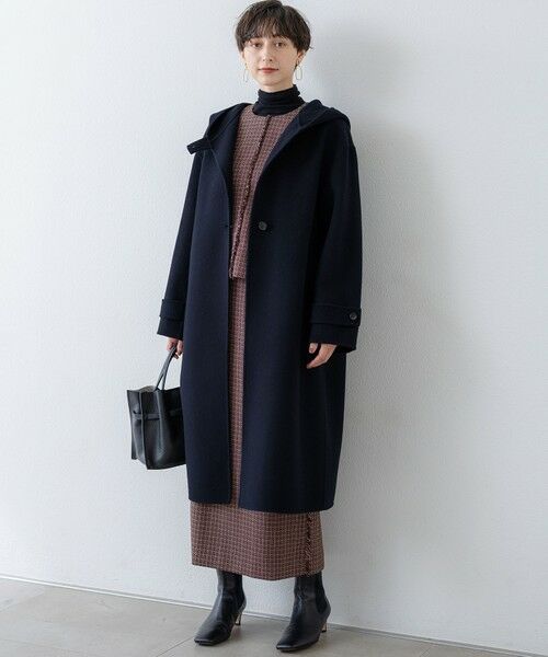 L size ONWARD(大きいサイズ) / エルサイズオンワード ミニ・ひざ丈スカート | 【GLOW10月号掲載/洗える】ツイーディーカラーミックス Iライン スカート | 詳細3