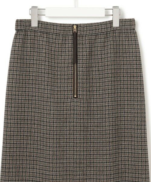 L size ONWARD(大きいサイズ) / エルサイズオンワード ミニ・ひざ丈スカート | 【GLOW10月号掲載/洗える】ツイーディーカラーミックス Iライン スカート | 詳細20