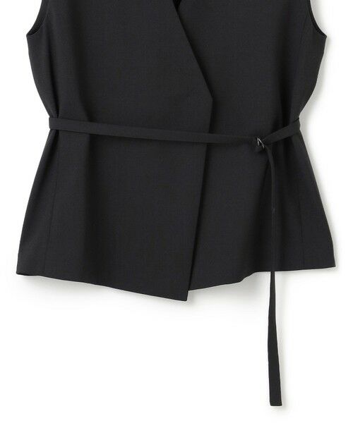 L size ONWARD(大きいサイズ) / エルサイズオンワード ベスト | 【UVカット・洗える】ウール2WAYストレッチ Vネックベスト | 詳細14