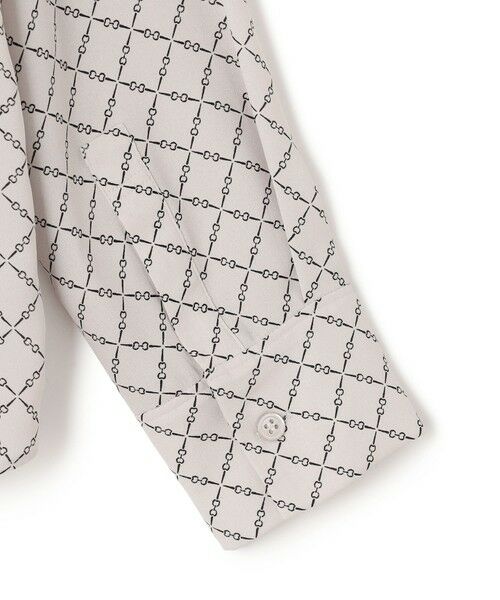 L size ONWARD(大きいサイズ) / エルサイズオンワード シャツ・ブラウス | 【新色追加・WEB限定カラーあり】BackSatinAmunzen バンドカラーブラウス | 詳細19