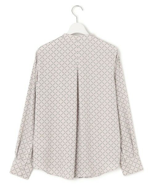 L size ONWARD(大きいサイズ) / エルサイズオンワード シャツ・ブラウス | 【新色追加・WEB限定カラーあり】BackSatinAmunzen バンドカラーブラウス | 詳細20