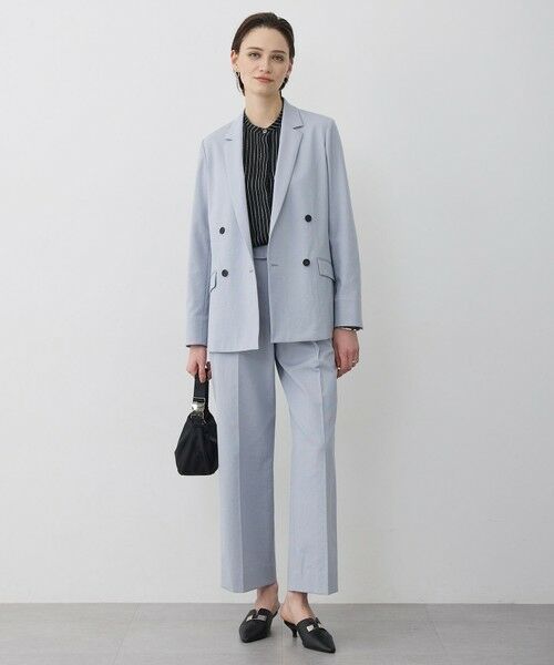 L size ONWARD(大きいサイズ) / エルサイズオンワード シャツ・ブラウス | 【新色追加・WEB限定カラーあり】BackSatinAmunzen バンドカラーブラウス | 詳細29