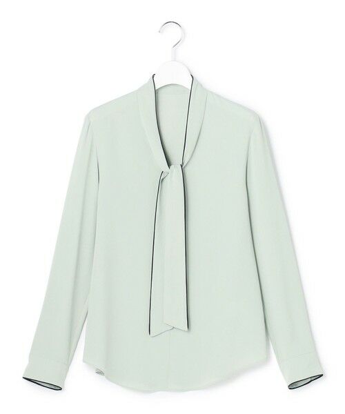 L size ONWARD(大きいサイズ) / エルサイズオンワード シャツ・ブラウス | 【新色追加】BackSatinAmunzen 配色ボウタイブラウス | 詳細21