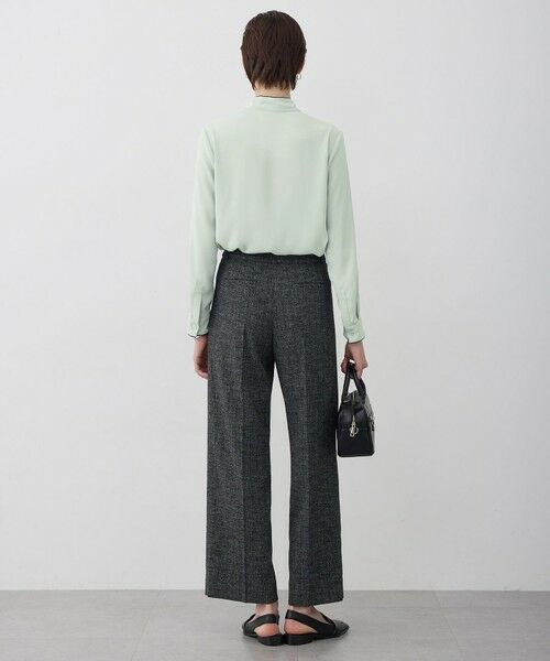 L size ONWARD(大きいサイズ) / エルサイズオンワード シャツ・ブラウス | 【新色追加】BackSatinAmunzen 配色ボウタイブラウス | 詳細20