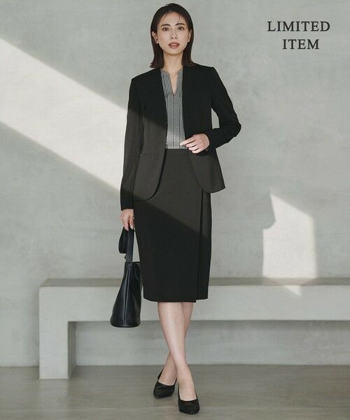 L size ONWARD(大きいサイズ) / エルサイズオンワード シャツ・ブラウス | 【新色追加・WEB限定】BackSatinAmunzen キーネックブラウス | 詳細26