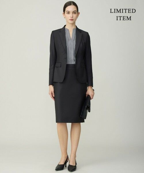 L size ONWARD(大きいサイズ) / エルサイズオンワード シャツ・ブラウス | 【新色追加・WEB限定】BackSatinAmunzen キーネックブラウス | 詳細29