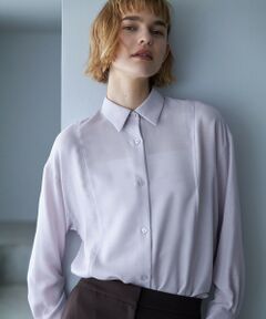 L size ONWARD(大きいサイズ) / エルサイズオンワード シャツ・ブラウス | 【洗える】 シアービエラ デザインシャツ