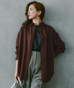 L size ONWARD(大きいサイズ) / エルサイズオンワード シャツ・ブラウス | 【洗える】 シアービエラ デザインシャツ