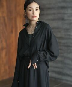 L size ONWARD(大きいサイズ) / エルサイズオンワード シャツ・ブラウス | 【洗える】 シアービエラ デザインシャツ