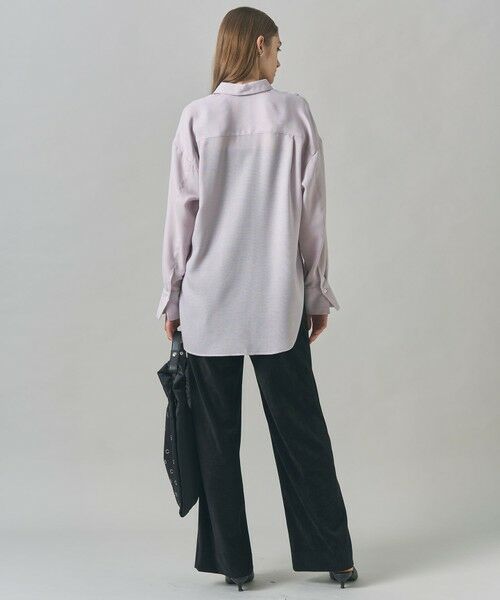 L size ONWARD(大きいサイズ) / エルサイズオンワード シャツ・ブラウス | 【洗える】 シアービエラ デザインシャツ | 詳細3