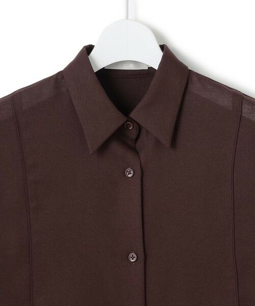 L size ONWARD(大きいサイズ) / エルサイズオンワード シャツ・ブラウス | 【洗える】 シアービエラ デザインシャツ | 詳細11