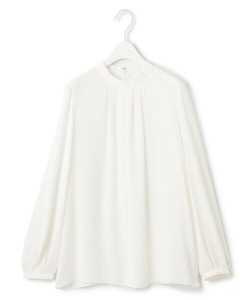 L size ONWARD(大きいサイズ) / エルサイズオンワード シャツ・ブラウス | 【接触冷感・UVケア・速乾・洗える】BackSatinAmunzen ハイネックブラウス | 詳細5