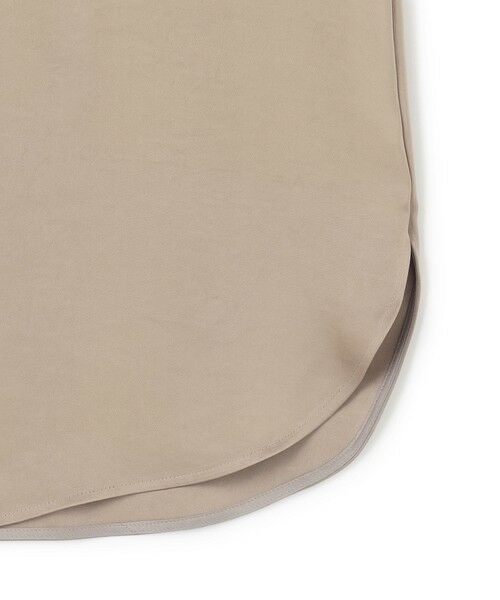 L size ONWARD(大きいサイズ) / エルサイズオンワード シャツ・ブラウス | 【WEB＆一部店舗限定】 DrapySatin バンドカラーシャツ | 詳細4