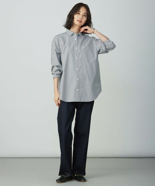 L size ONWARD(大きいサイズ) / エルサイズオンワード シャツ・ブラウス | エステネージュストライプ シャツ ブラウス | 詳細12