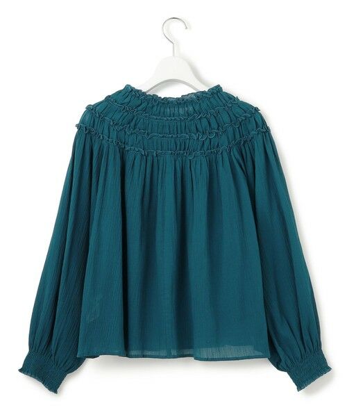 L size ONWARD(大きいサイズ) / エルサイズオンワード シャツ・ブラウス | 【SLOW/一部店舗限定】コットンクレープ ブラウス | 詳細8