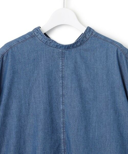 L size ONWARD(大きいサイズ) / エルサイズオンワード シャツ・ブラウス | 【SLOW/一部店舗限定】ライトオンス デニム バックリボン ブラウス | 詳細3