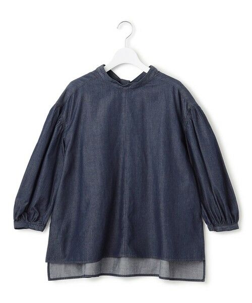 L size ONWARD(大きいサイズ) / エルサイズオンワード シャツ・ブラウス | 【SLOW/一部店舗限定】ライトオンス デニム バックリボン ブラウス | 詳細9