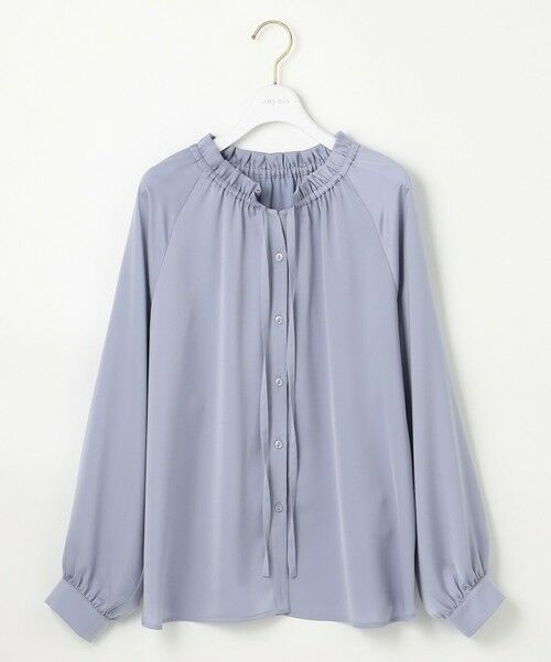 L size ONWARD(大きいサイズ) / エルサイズオンワード シャツ・ブラウス | 【前後着用可能】ギャザーネック ブラウス | 詳細11