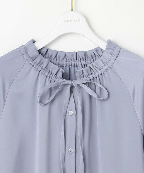 L size ONWARD(大きいサイズ) / エルサイズオンワード シャツ・ブラウス | 【前後着用可能】ギャザーネック ブラウス | 詳細13