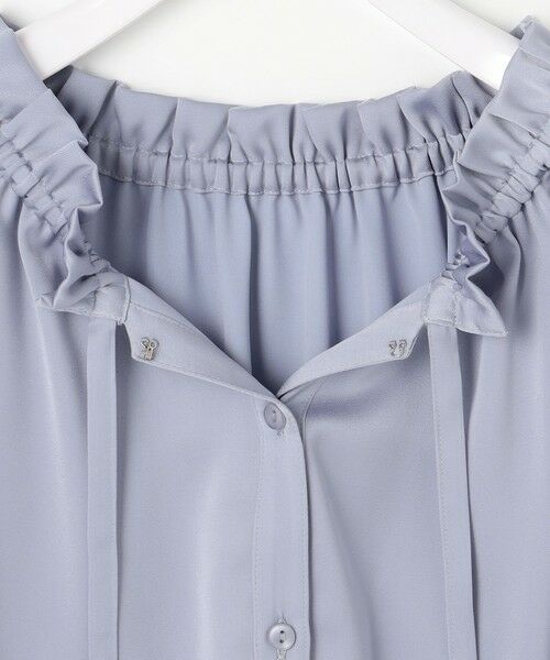 L size ONWARD(大きいサイズ) / エルサイズオンワード シャツ・ブラウス | 【前後着用可能】ギャザーネック ブラウス | 詳細15