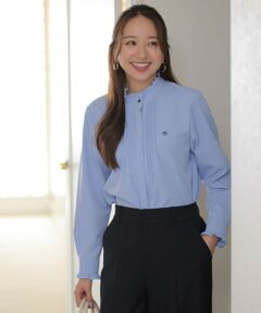 L size ONWARD(大きいサイズ) / エルサイズオンワード シャツ・ブラウス | ピンタックフリル シャツ