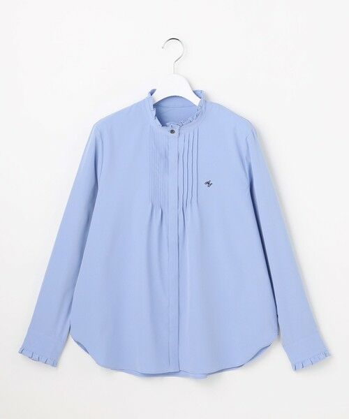 L size ONWARD(大きいサイズ) / エルサイズオンワード シャツ・ブラウス | ピンタックフリル シャツ | 詳細20