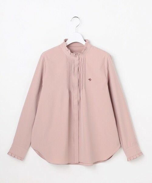 L size ONWARD(大きいサイズ) / エルサイズオンワード シャツ・ブラウス | ピンタックフリル シャツ | 詳細22