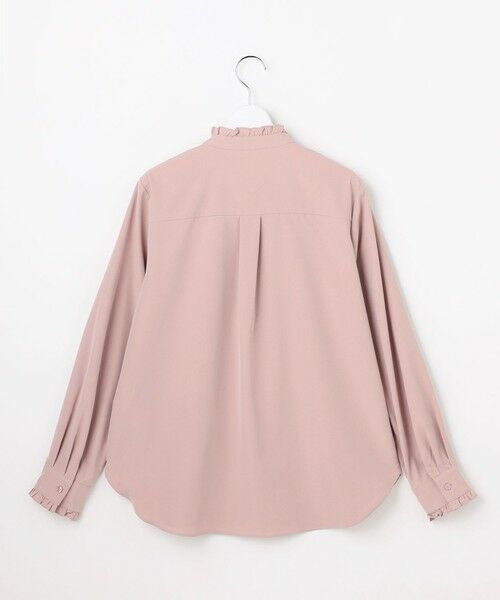 L size ONWARD(大きいサイズ) / エルサイズオンワード シャツ・ブラウス | ピンタックフリル シャツ | 詳細23