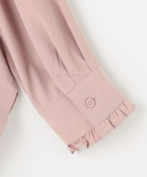 L size ONWARD(大きいサイズ) / エルサイズオンワード シャツ・ブラウス | ピンタックフリル シャツ | 詳細26