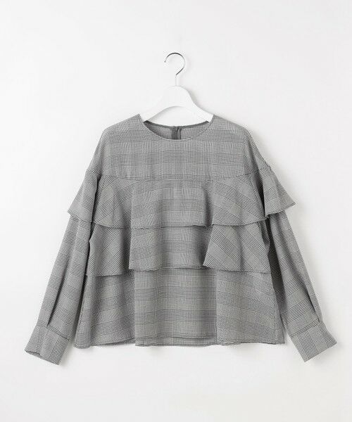 L size ONWARD(大きいサイズ) / エルサイズオンワード シャツ・ブラウス | 【カタログ掲載】TWハイツイストビエラフリル ブラウス | 詳細12