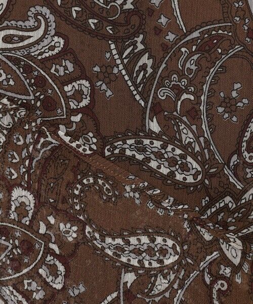 L size ONWARD(大きいサイズ) / エルサイズオンワード シャツ・ブラウス | ペイズリープリントボウタイ ブラウス | 詳細7