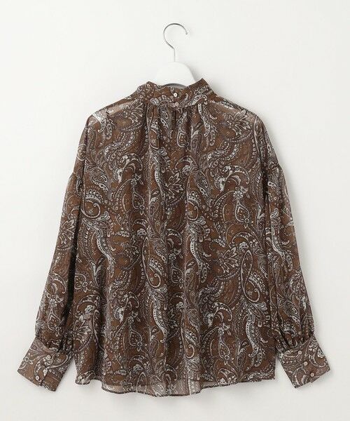 L size ONWARD(大きいサイズ) / エルサイズオンワード シャツ・ブラウス | ペイズリープリントボウタイ ブラウス | 詳細9
