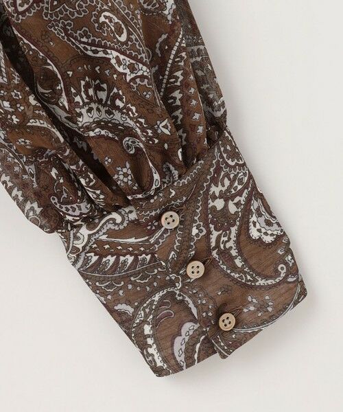 L size ONWARD(大きいサイズ) / エルサイズオンワード シャツ・ブラウス | ペイズリープリントボウタイ ブラウス | 詳細11