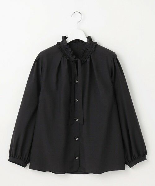 L size ONWARD(大きいサイズ) / エルサイズオンワード シャツ・ブラウス | 【SHIHOさん着用】ブライトローン ブラウス | 詳細9