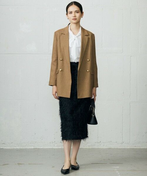 L size ONWARD(大きいサイズ) / エルサイズオンワード シャツ・ブラウス | 【カタログ掲載】ソフトスパンビエラボウタイ ブラウス | 詳細5