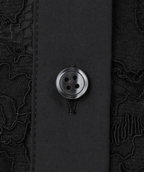 L size ONWARD(大きいサイズ) / エルサイズオンワード シャツ・ブラウス | 【SHIHOさん着用】レースブロッキング ブラウス | 詳細10