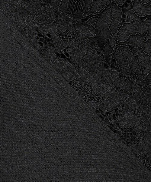 L size ONWARD(大きいサイズ) / エルサイズオンワード シャツ・ブラウス | 【SHIHOさん着用】レースブロッキング ブラウス | 詳細12