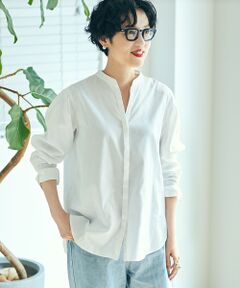 L size ONWARD(大きいサイズ) / エルサイズオンワード シャツ・ブラウス | 【滝沢眞規子さん着用/mi-molletコラボ/洗える】CANCLINI デザイン シャツ