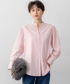 L size ONWARD(大きいサイズ) / エルサイズオンワード シャツ・ブラウス | 【滝沢眞規子さん着用/mi-molletコラボ/洗える】CANCLINI デザイン シャツ