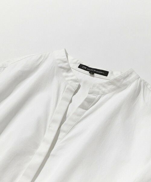 L size ONWARD(大きいサイズ) / エルサイズオンワード シャツ・ブラウス | 【滝沢眞規子さん着用/mi-molletコラボ/洗える】CANCLINI デザイン シャツ | 詳細10