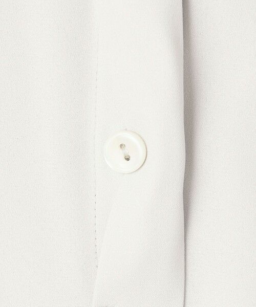 L size ONWARD(大きいサイズ) / エルサイズオンワード シャツ・ブラウス | 【洗える】バックサテンアムンゼン ボウタイ ブラウス | 詳細12